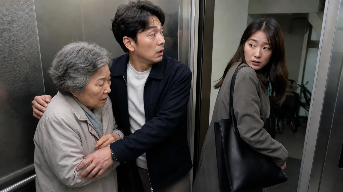 엘리베이터 부축 중 우연한 접촉 의혹과 강제추행 고의 부재 소명